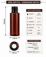 Load image into Gallery viewer, [ZMA25] Amber Bottle With Gold Plated Fliptop Cap - 30ml, 50ml, 100ml &amp; 200ml
