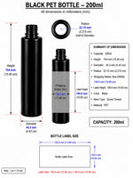 Load image into Gallery viewer, [ZMK62] Black JLI Bottle With Black Gold Streak Cap
