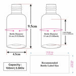 Load image into Gallery viewer, [ZMT124] Transparent Grey Bottle With Black Kettle Cap - 100ml, 200ml &amp; 300ml
