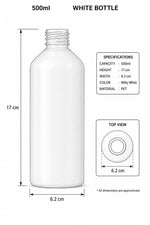 Load image into Gallery viewer, [ZMT118] Transparent Bottle With Gold  Screw Cap - 500ml

