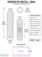 Load image into Gallery viewer, [ZMT46] Frosted Bottle With Gold  Disk Top Cap - 200ml
