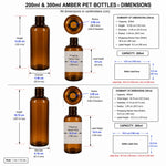 Load image into Gallery viewer, [ZMA33] Amber Round Bottle With Gold Plated Black Dispenser Pump - 300ml
