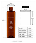 Load image into Gallery viewer, [ZMA37] Amber Wow Bottle With White Dispenser Pump - 100ml &amp; 200ml
