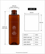 Load image into Gallery viewer, [ZMA37] Amber Wow Bottle With White Dispenser Pump - 100ml &amp; 200ml
