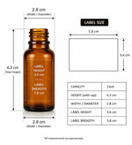 Load image into Gallery viewer, [ZMG20] Amber Glass Bottle With Silver Dropper - 10ml, 15ml, 20ml, 30ml &amp; 50ml
