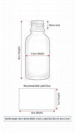Load image into Gallery viewer, [ZMG38] Frosted Glass Bottle With Black Lotion Pump - 15ml, 25ml &amp; 30ml
