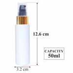 Load image into Gallery viewer, White Color Pet Bottle With Gold Plated Black Lotion Pump-100ml &amp; 200ml [ZMW02]
