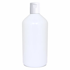 |ZMW25| White Color Bottle With Gold Metalized Screw Cap - 500ml
