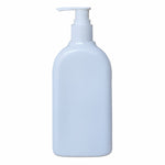 Load image into Gallery viewer, |ZMW68| MILKY WHITE RECTANGLE SHAPE BOTTLE WITH WHITE DISPENSER PUMP Available Size: 300ml,
