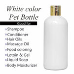Load image into Gallery viewer, |ZMW75| MILKY WHITE ROUND SHAPE PET BOTTLE WITH GOLD PLATED FLIPTOP CAP Available Size: 300ml
