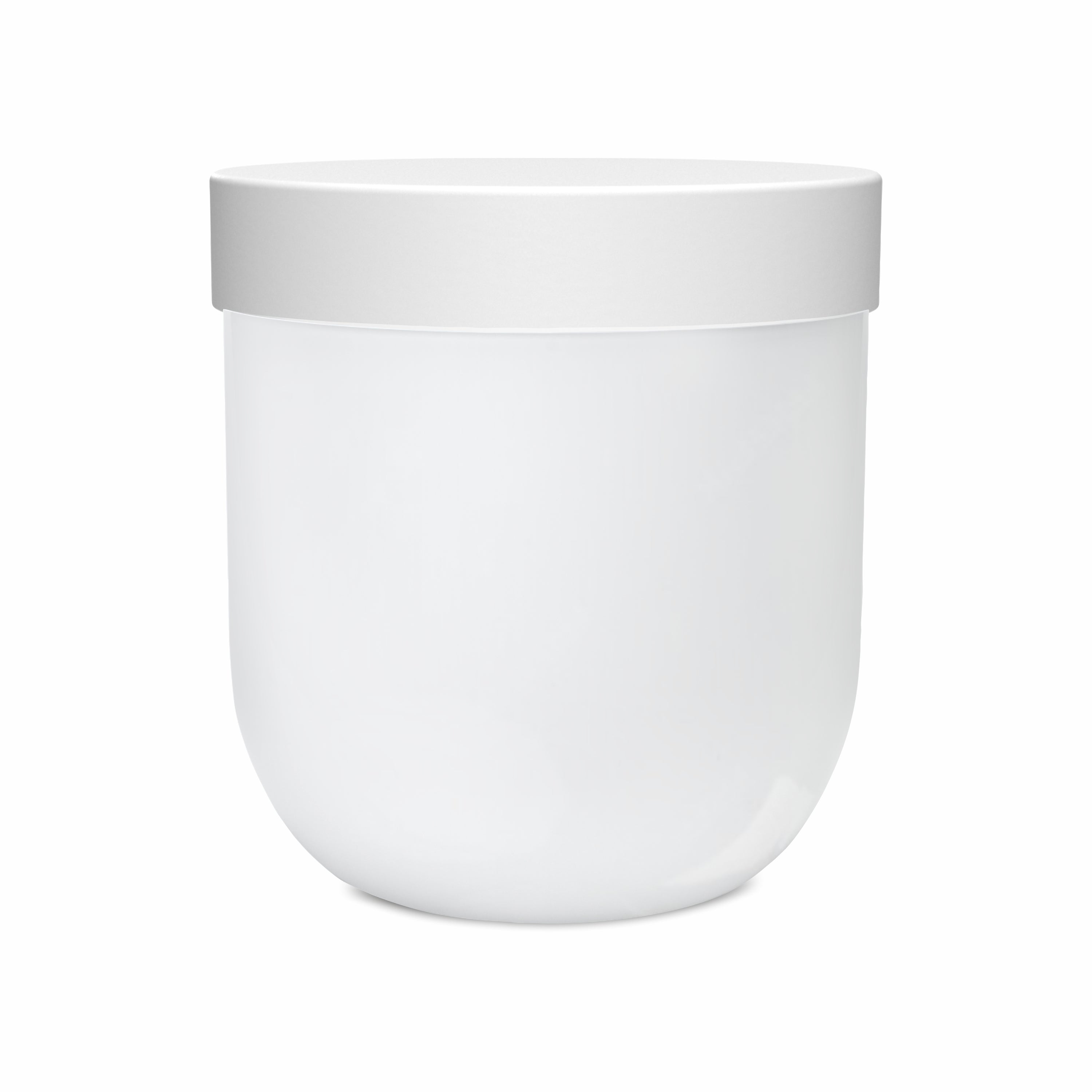 PREMIUM WHITE COLOR PP YOGURT JAR WITH WHITE CAP |200gm| [ZMJ58]