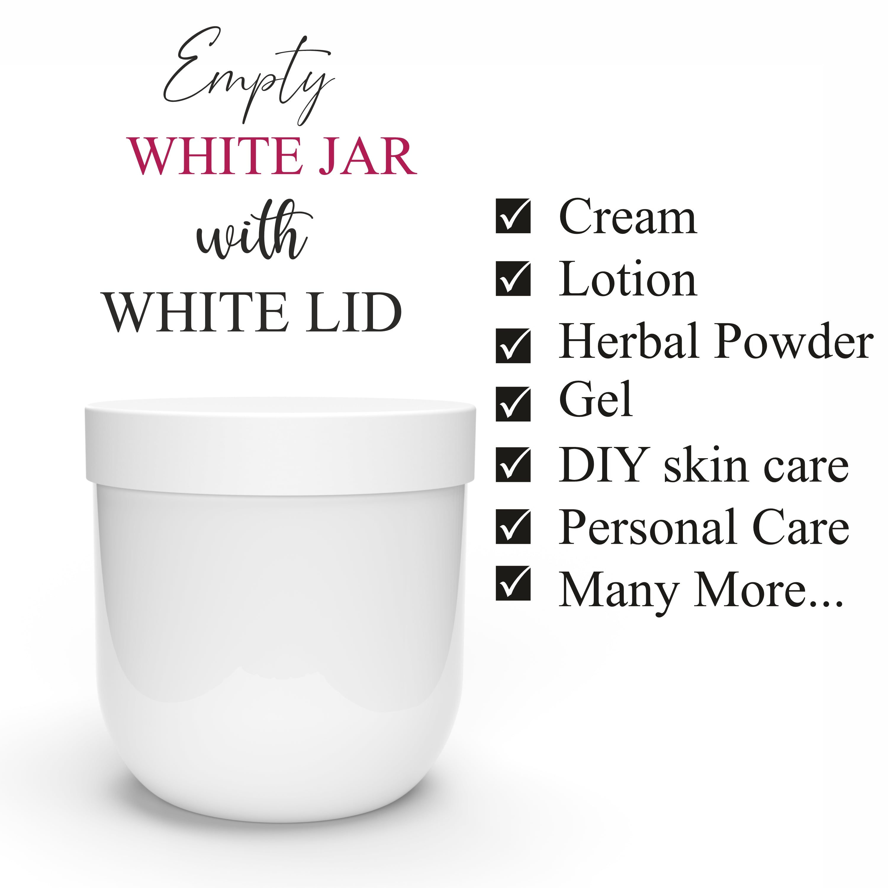 PREMIUM WHITE COLOR PP YOGURT JAR WITH WHITE CAP |200gm| [ZMJ58]