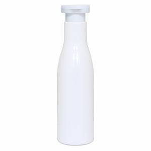 ZMW85 | MILKY WHITE COLOR ASTA PET BOTTLE WITH WHITE ELITE FLIPTOP CAP | 100ml, 200ML