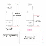 Load image into Gallery viewer, ZMW85 | MILKY WHITE COLOR ASTA PET BOTTLE WITH WHITE ELITE FLIPTOP CAP | 100ml, 200ML
