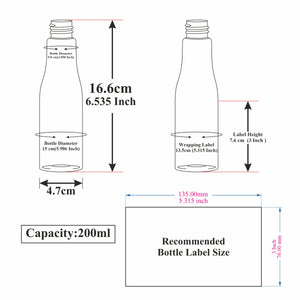 ZMW85 | MILKY WHITE COLOR ASTA PET BOTTLE WITH WHITE ELITE FLIPTOP CAP | 100ml, 200ML