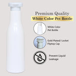 Load image into Gallery viewer, ZMW85 | MILKY WHITE COLOR ASTA PET BOTTLE WITH WHITE ELITE FLIPTOP CAP | 100ml, 200ML
