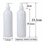 Load image into Gallery viewer, [ZMW131] White  Bottle With White  Dispenser Pump - 200ml &amp; 500ml
