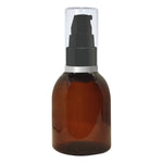 Load image into Gallery viewer, Amber Color Pet Bottle With Black Lotion Pump | 60ml [ZMA23]
