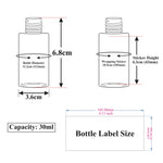 Load image into Gallery viewer, (ZMG111) Frosted Glass Bottle with Black Lotion Pump  30ml, 50ml, 100ml
