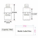 Load image into Gallery viewer, ( ZMG103) Frosted Glass Bottle with White Elite Cap 30ml, 50ml
