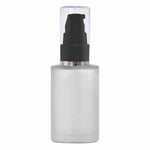 Load image into Gallery viewer, Beautiful Frosted Glass Bottle With Black Lotion Pump [ZMG51] 25ML, 30ML, 50ML &amp; 100ml
