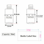 Load image into Gallery viewer, Frosted Glass Bottle With Silver Plated Push Button Dropper [ZMG53] 25ml, 30ml, 50ml, 100ml
