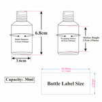 Load image into Gallery viewer, (ZMG102) Amber Color Glass Bottle with Black Color Elite Cap 30ml
