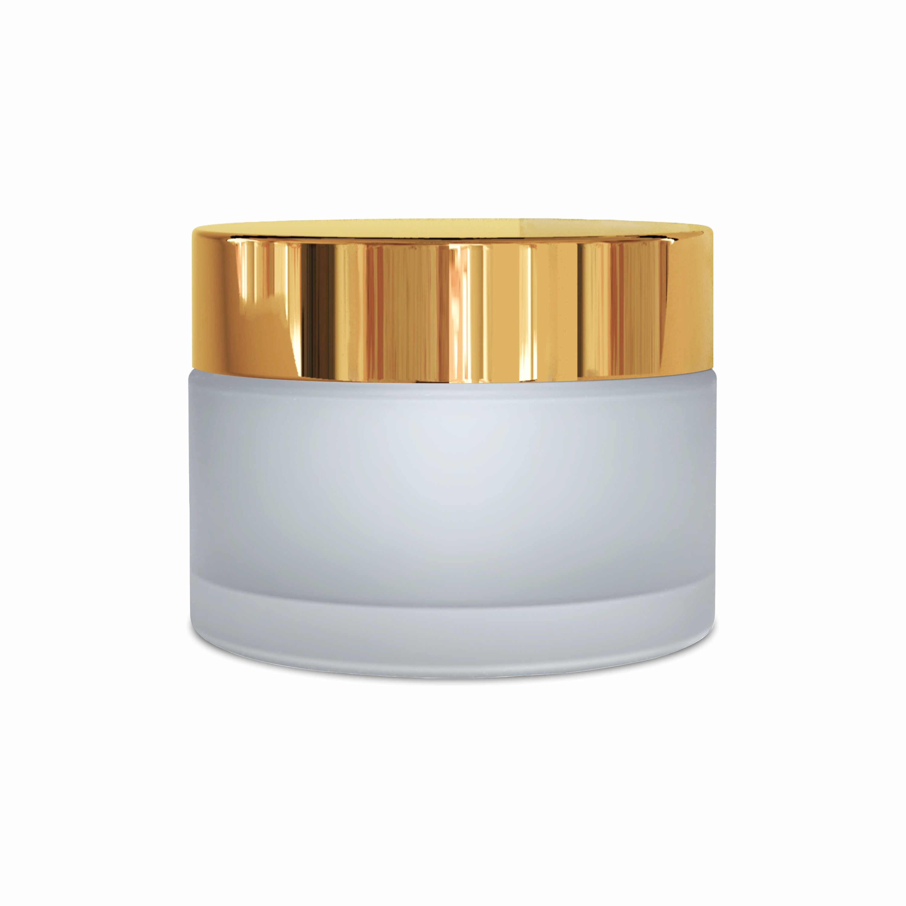 Frosted Jar with Gold Lid For Cream, Scrub, Lip Balm, Body Lotion-50 Gm [ZMJ06]