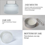 Load image into Gallery viewer, JAR,GLASS JAR,FROSTED GLASS JAR,TAPPER JAR, MATTE FINISH CAP, 30GM TAPPER JAR, CREAM JAR,
