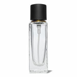 Load image into Gallery viewer, [ZMS01] Transparent Glass Perfume Bottle With Black Cap - 30ml
