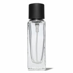 Load image into Gallery viewer, [ZMS02] Transparent Glass Perfume Bottle With Simple Black  Cap - 30ml
