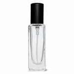 Load image into Gallery viewer, [ZMS03] Transparent Glass Perfume Bottle With Long Black Cap - 30ml
