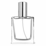 Load image into Gallery viewer, [ZMS09] Transparent Glass Perfume Bottle With Long Silver Cap - 50ml

