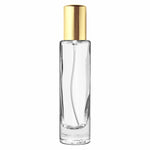 Load image into Gallery viewer, [ZMS39] Clear Transparent Glass Perfume Bottle With Gold  Cap - 30ml
