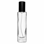 Load image into Gallery viewer, [ZMS40] Clear Transparent Glass Perfume Bottle With Long Black  Cap - 30ml
