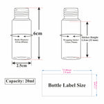 Load image into Gallery viewer, Transparent Pet Bottle With Gold Plated Push Button Dropper Available Size_20ML |ZMT99|
