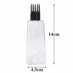 Load image into Gallery viewer, Pyramid Shape Clear Transparent Pet Bottle With Black Applicator Cap 100ml [ZMT87]
