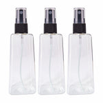 Load image into Gallery viewer, Pyramid Shape Clear Transparent Pet Bottle With Black Mist Spray Pump 50ml &amp; 100ml [ZMT88]
