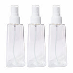 Load image into Gallery viewer, Pyramid Shape Clear Transparent Pet Bottle With White Mist Pump Spray 100ml [ZMT91]
