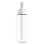 Load image into Gallery viewer, [ZMT93] Transparent Clear Round Bottle With White Dropper Pump 20ml, 30ml &amp; 50ml
