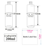 Load image into Gallery viewer, (ZMW99) Milky White Pet Bottle with Black Kettle Cap 100ml, 200ML
