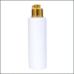 Load image into Gallery viewer, Milky White Bottle, Empty Milky White Bottle, Locket Cap Bottle, Gold Plated Locket Cap Bottle, Zenvista Bottle, Zenvista Packaging, Zenvista Packaging Experts, Zenvista Packaging Solution.
