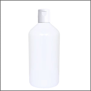 zenvista 500ml Milky White bottle with flip top cap, Milky White bottle, white bottle, 500 ml bottles, refillable containers , premium bottles, pet bottles , pet bottle, , food coloring bottles, empty bottles for shampoo,  cosmetics empty containers, bottle, Milky White bottle, beautiful cosmetic bottles