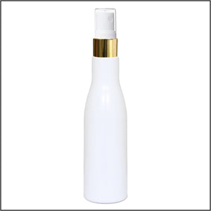 zenvista 100 ml Milky White bottle with mist pump, amber glass bottle, white bottle with gold color dome cap, black bottle, bottle, white bottle, serum bottles, brown bottle, refillable containers , premium bottles, pet bot