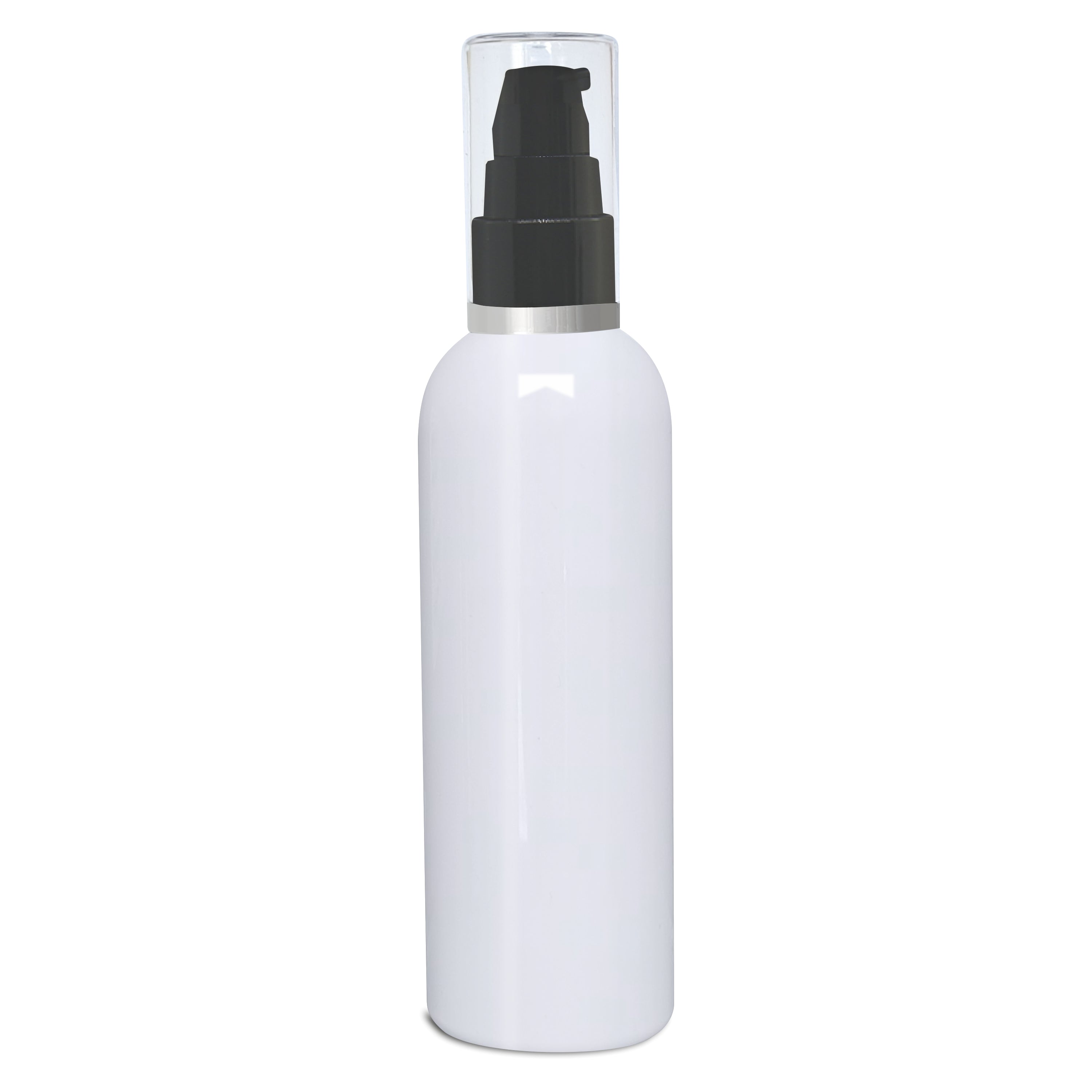 |ZMW51| Milky White Bottle With Black lotion Pump  ZMW51 Available Size_100ML