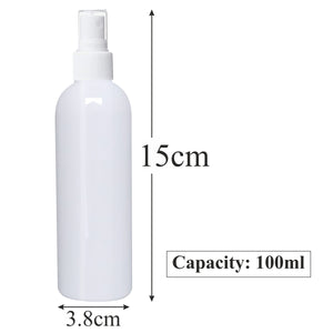 |ZMW56| Milky White Pet Bottle With White Mist Spray Pump Available Size_100ML