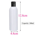 Load image into Gallery viewer, |ZMW57| Milky White Pet Bottle With Black Fliptop Cap Available Size_100ML
