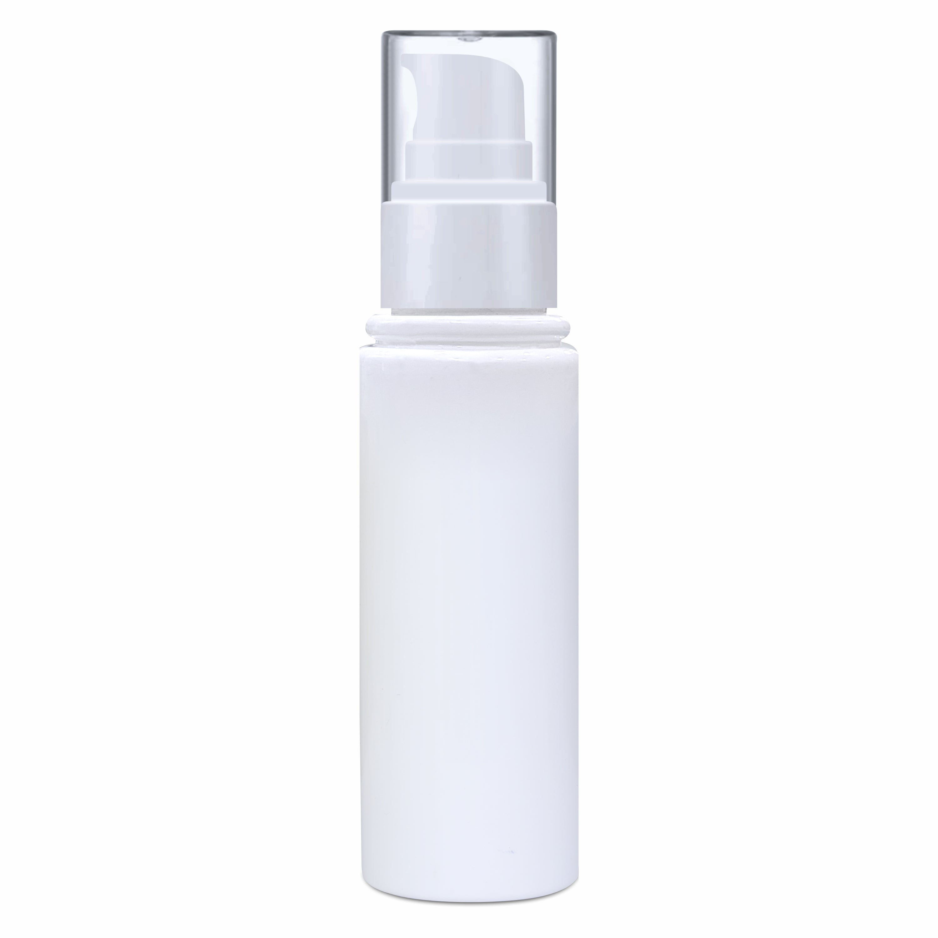 |ZMW60| Milky White Pet Bottle With White Lotion Pump Available Size_50ML