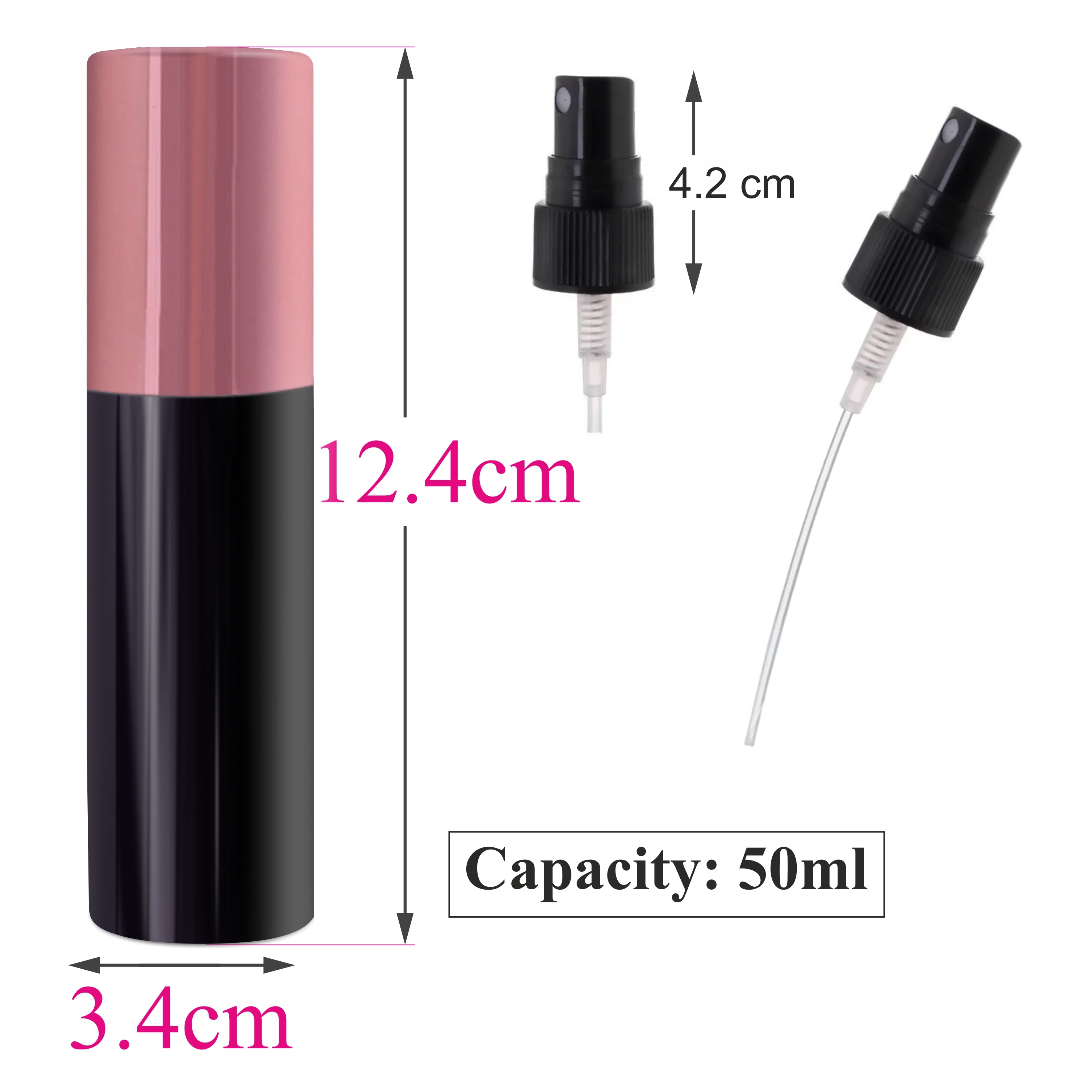 Zenvista, zenvista pakaging,cosmetic packaging, empty cosmetic packaging, empty bottles, black bottle, rose gold cap, airtight bottle, travel size bottle, reusable bottle, refilable bottle, serum bottle, hair oil bottle bottle, rose gold cap bottle