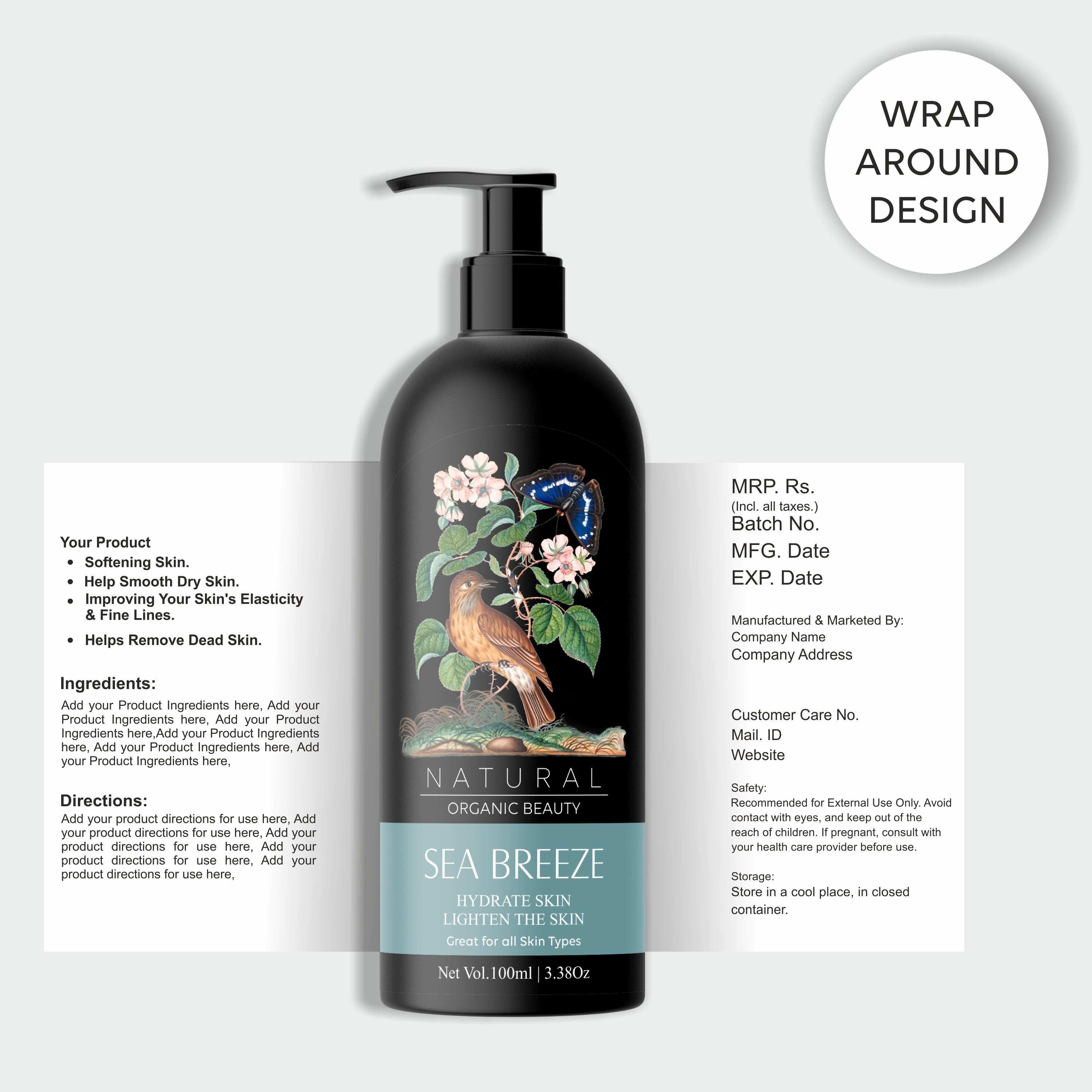 Digital labels, customized label, diy, Templates, canva editing, editable labels, product labels, bottle label, jar label, serum bottle label, shampoo bottle label. jar & containers